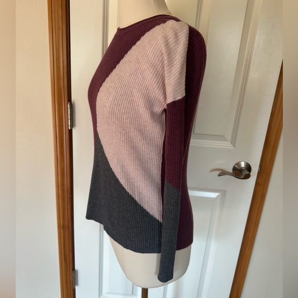 Smartwool | Colorblock Rib Sweater | XS - Picture 5 of 12